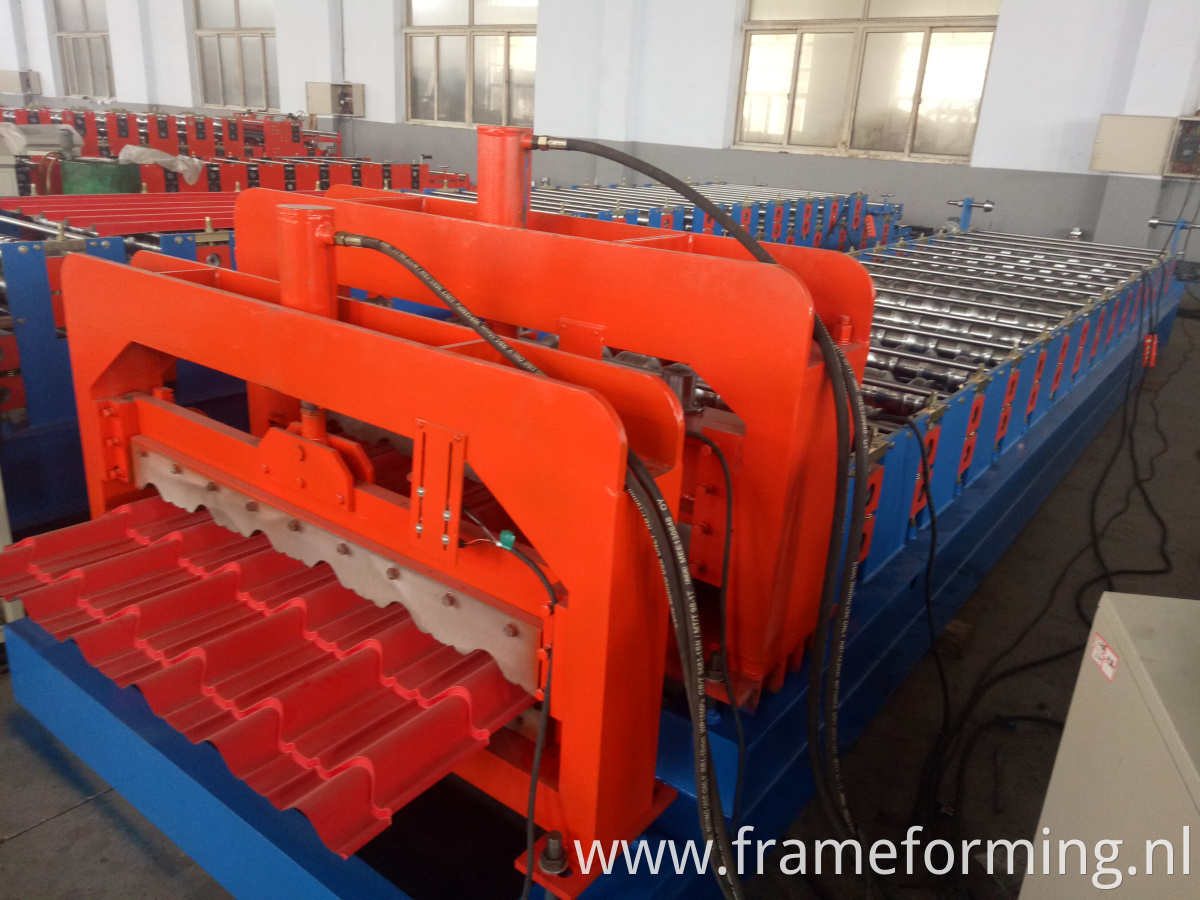 glazed tile roof sheet making machine